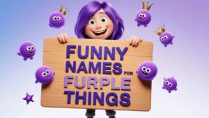 funny names for purple things