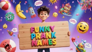 funny prank names