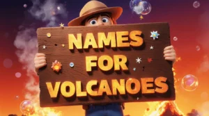 names for volcanoes