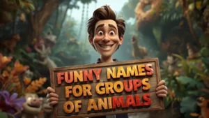 funny names for groups of animals
