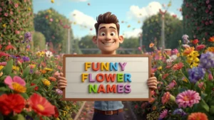 funny flower names
