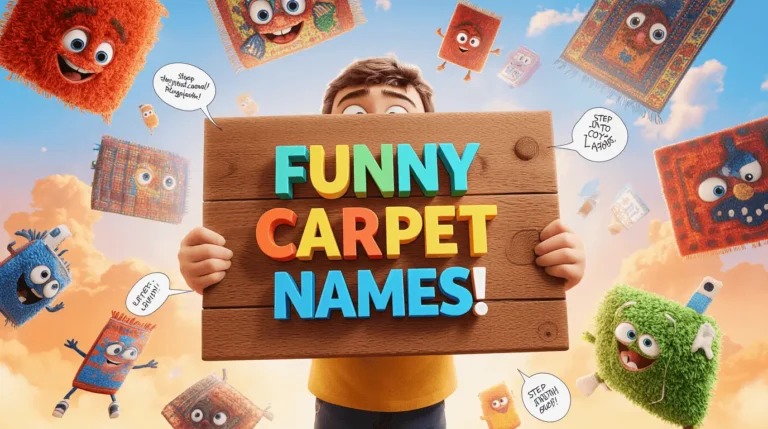 funny carpet names