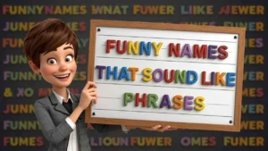 funny names that sound like phrases