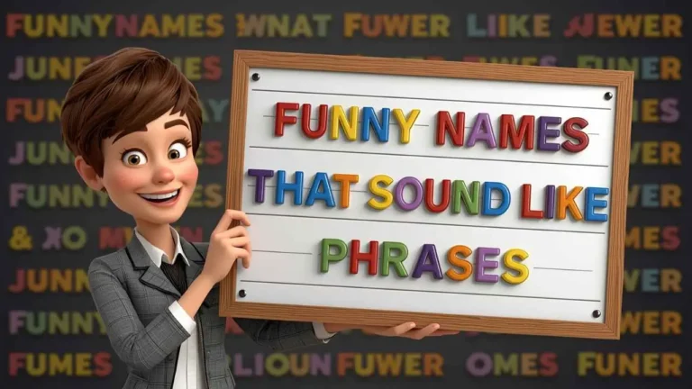 funny names that sound like phrases