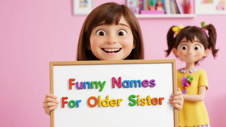 funny names for older sister