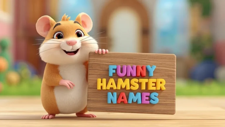 funny hamster names
