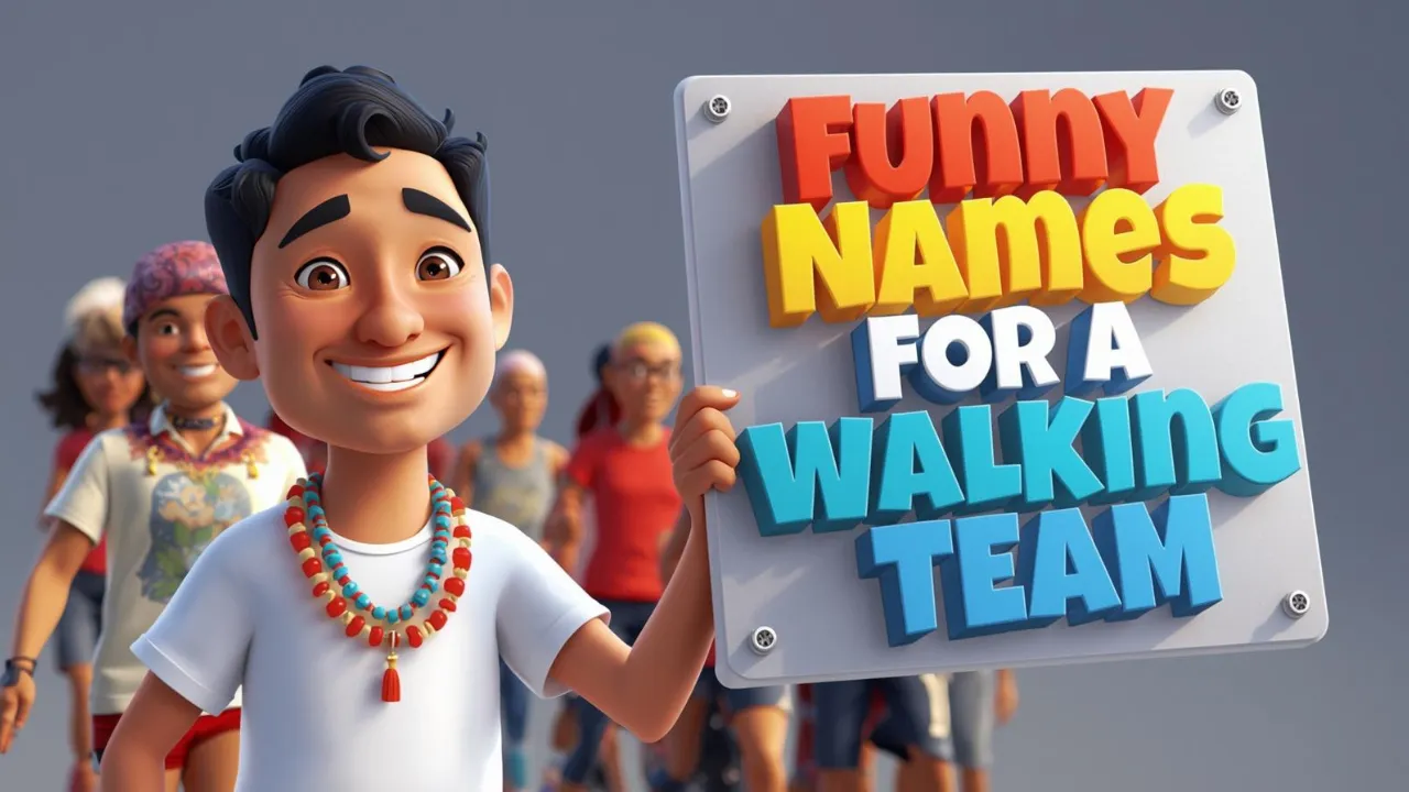 funny names for a walking team