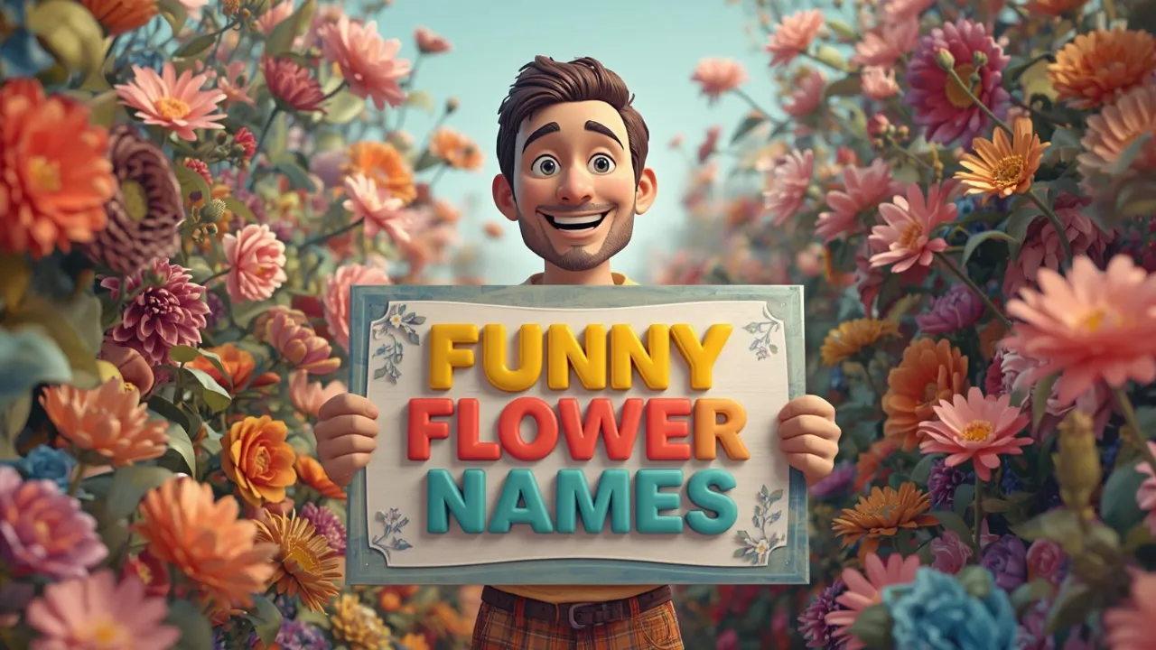 funny flower names