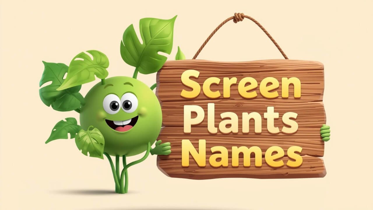 screen plants names